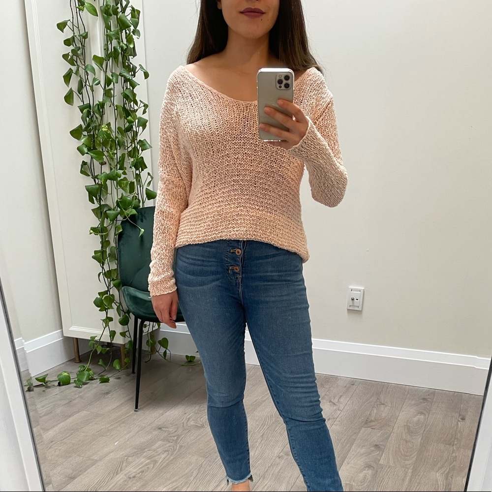 ARITZIA - Talula crochet knit sweater